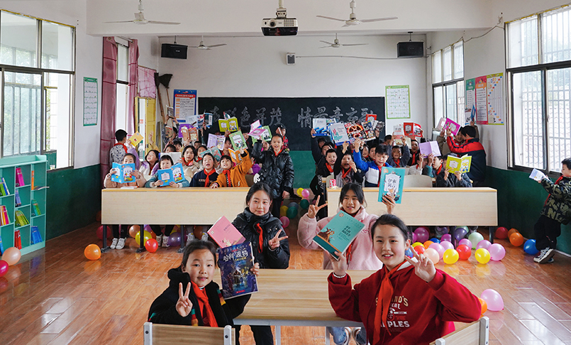 Public library in Meitian Bridge School completed